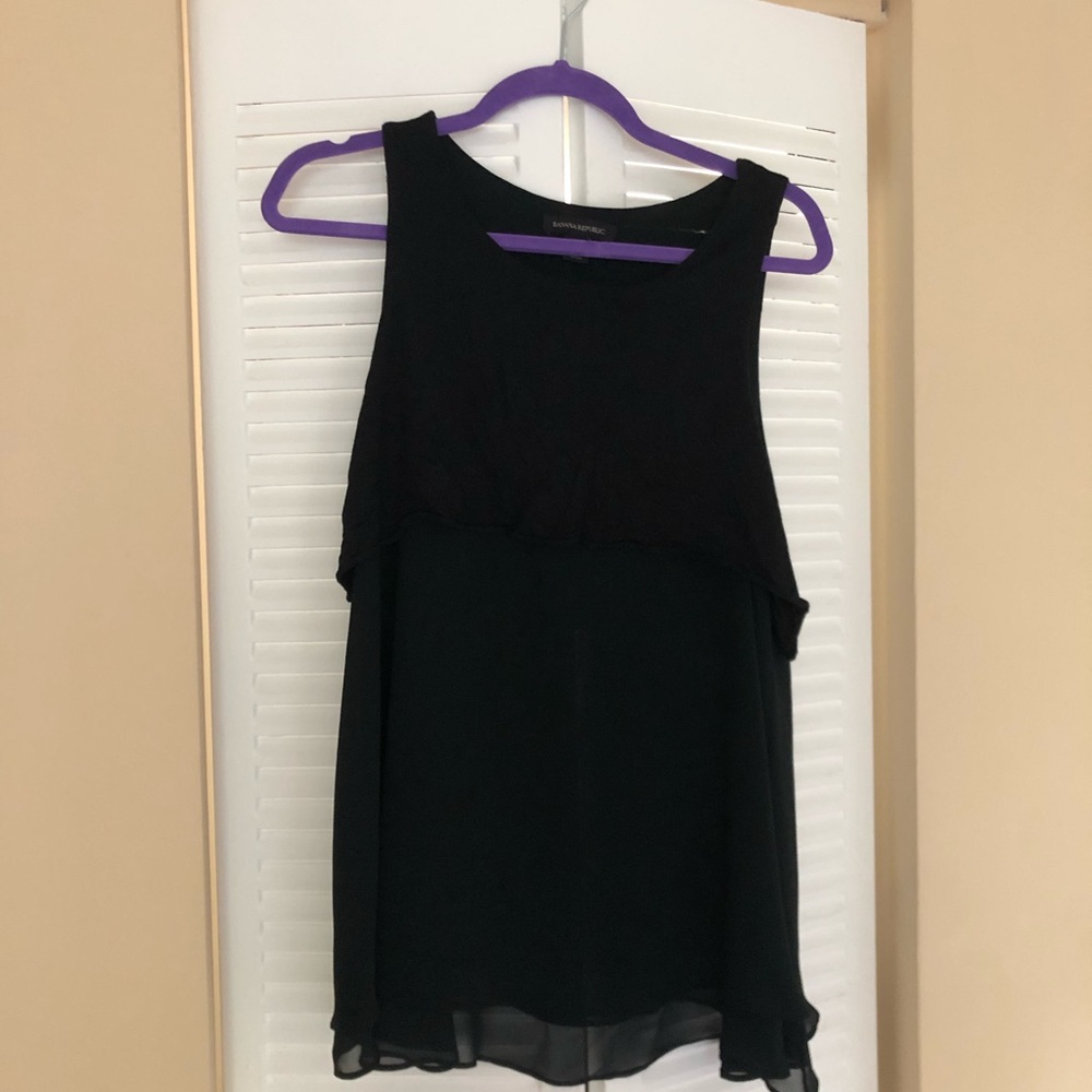 Black two tiered top
